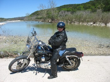 Ol' Betsy and Me on our 2nd trip to the Hill Country