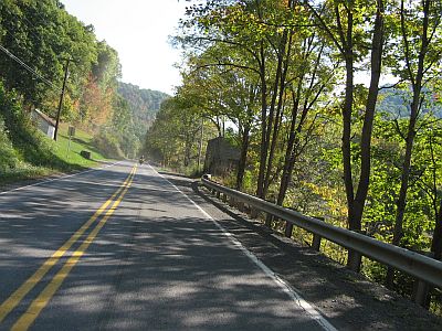 Magnificent roads in West Virginia