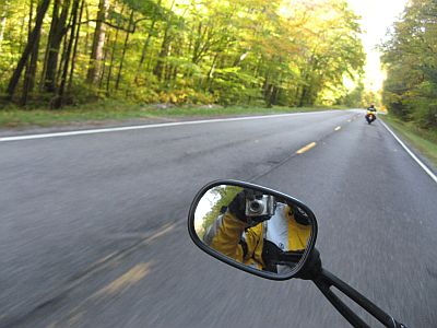 Motorcycle Cold Weather Gloves In Action