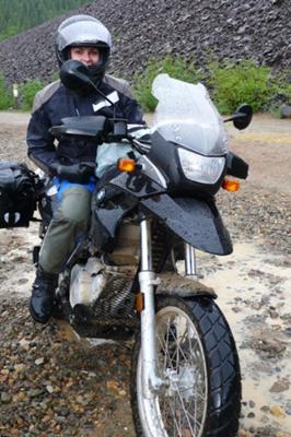 Wet and Muddy After Attempting Corkscrew Pass