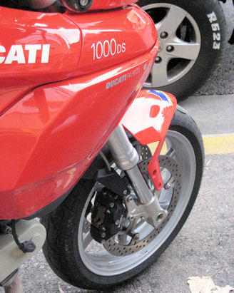 My pretty Ducati - before it stopped running.