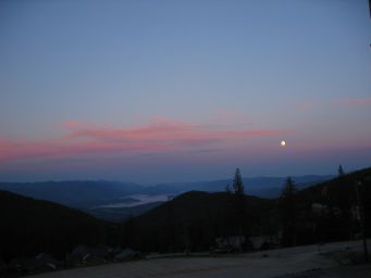 sunset somewhere in northern Idaho............