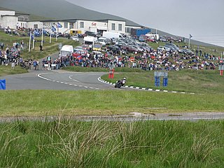 A curve through the mountain course