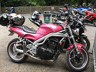 Hot Pink Motorcycle