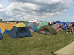 Motorcycle Camping at BMW Rally