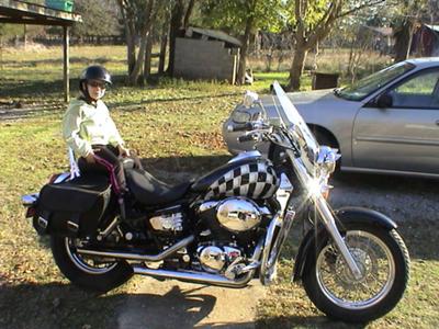 My Daughter T On the Honda