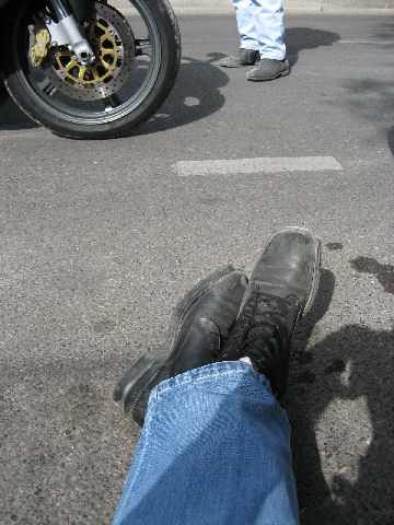 My Most favorite, and well-worn motorcycle boots.