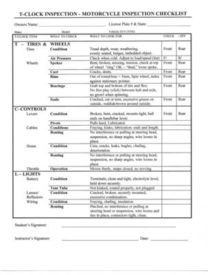 Inspection Form