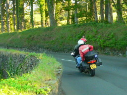 Riding 2 Up on a BMW RT in England