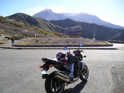 The parking lot adjacent to Windy Ridge