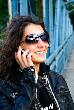 Woman On Cell Phone