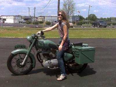 Don't worry, I normally wear a helmet.