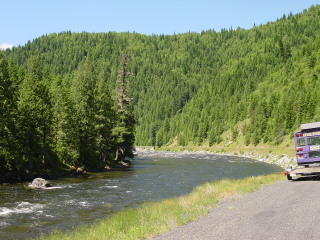 Lochesa River on US 12, toward the Montana border