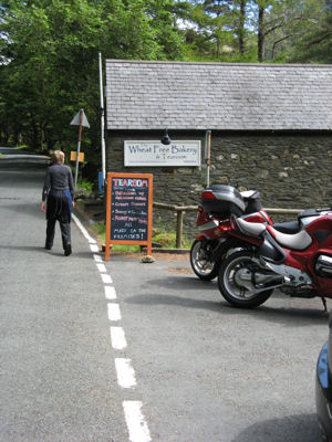 Roadside Motorcycle Rest Stop