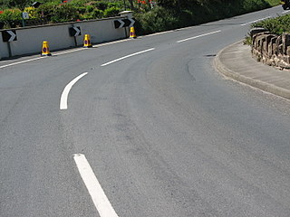 A great curve approaching - Isle of Man TT course, on an off-race day.