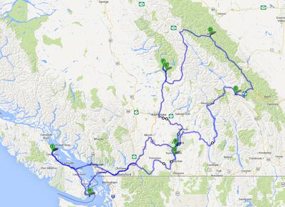Our Trip Route