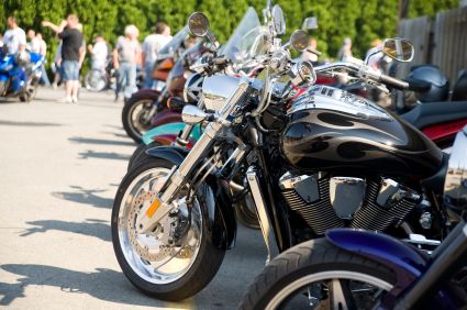 Motorcycle Gathering of Bikes