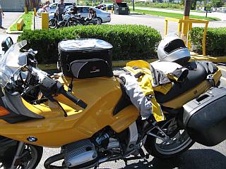 My BMW R 1100S, on a warm sunny Sunday in August.