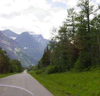 A great road in Idaho - leading right to the mountains.