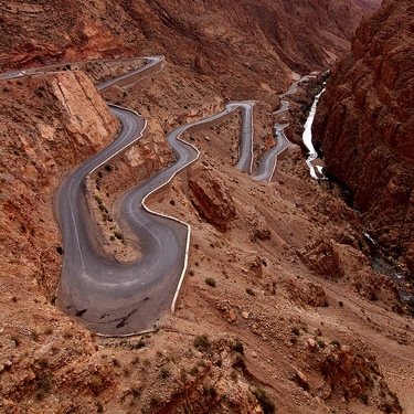 Dades Gorge Twisty Road