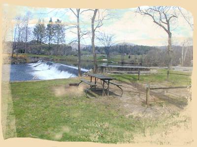 View from tent sites