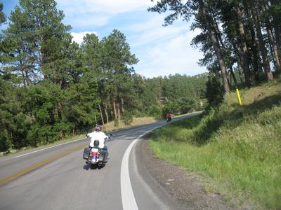 Me riding Queeny after the crash for 30 miles!